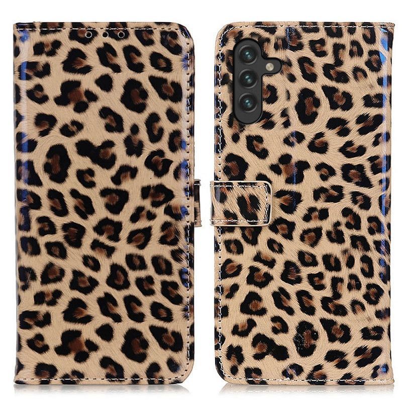 Flipové Pouzdro Samsung Galaxy A13 5g Leopard