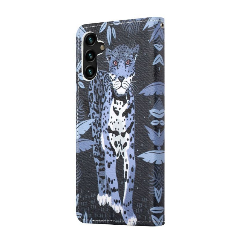 Flipové Pouzdro Samsung Galaxy A13 5g Tanga Leoparda