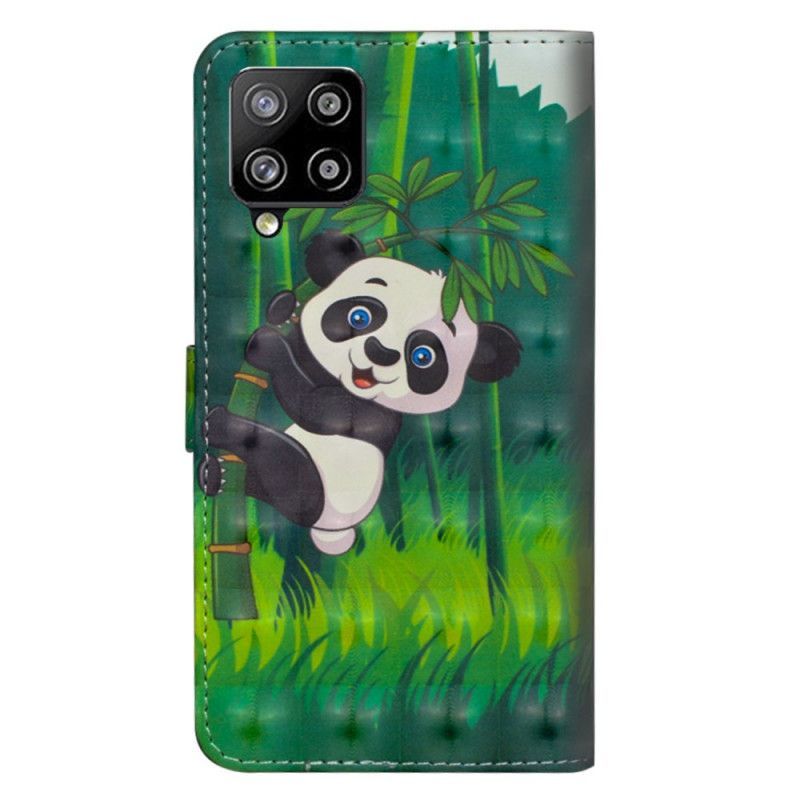 Flipové Pouzdro Samsung Galaxy A42 5g Panda A Bambus