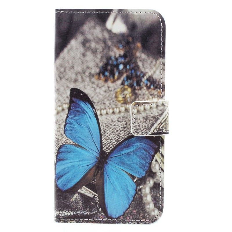 Flipové Pouzdro Samsung Galaxy A5 2017 Modrý Motýl