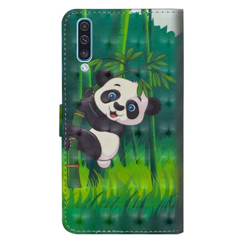 Flipové Pouzdro Samsung Galaxy A50 Panda A Bambus