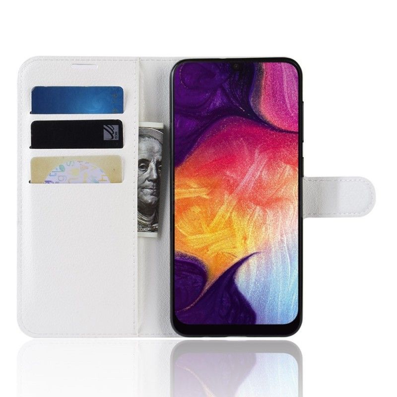 Flipové Pouzdro Samsung Galaxy A50 Retro Umělá Kůže