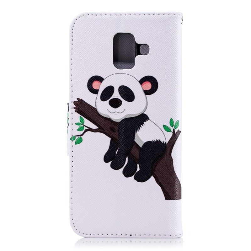 Flipové Pouzdro Samsung Galaxy A6 Líná Panda