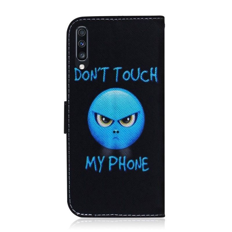 Flipové Pouzdro Samsung Galaxy A70 Emoji Telefon