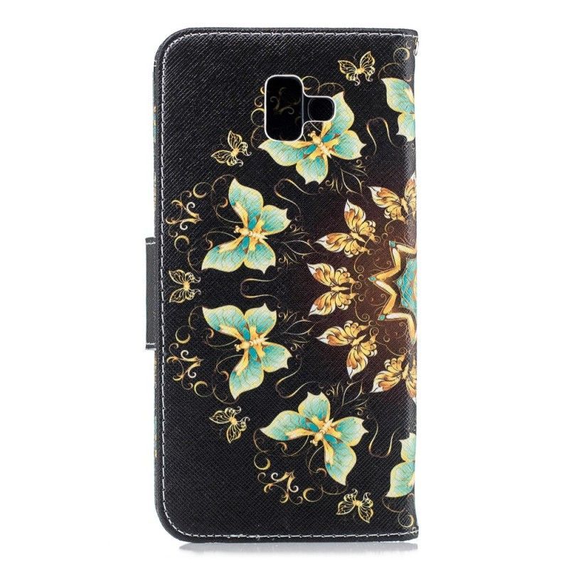 Flipové Pouzdro Samsung Galaxy J6 Plus Motýlí Mandala