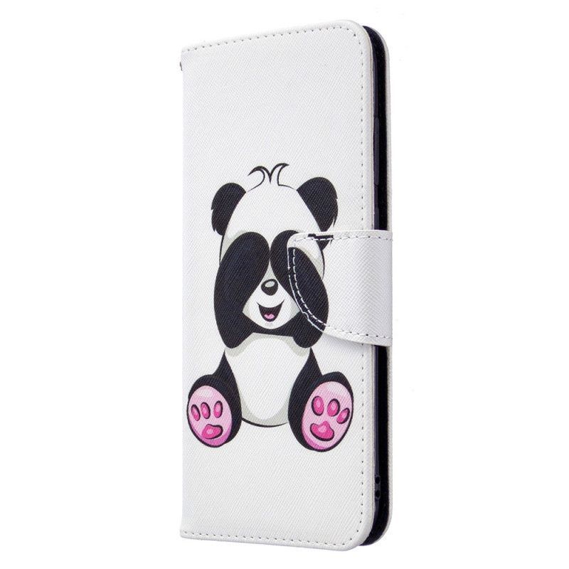 Flipové Pouzdro Samsung Galaxy M11 Panda Zábava