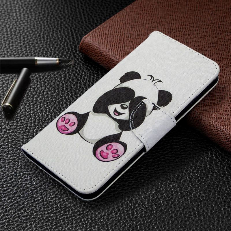 Flipové Pouzdro Samsung Galaxy M11 Panda Zábava