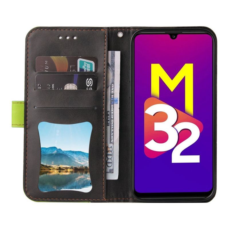 Flipové Pouzdro Samsung Galaxy M32 Bicolor