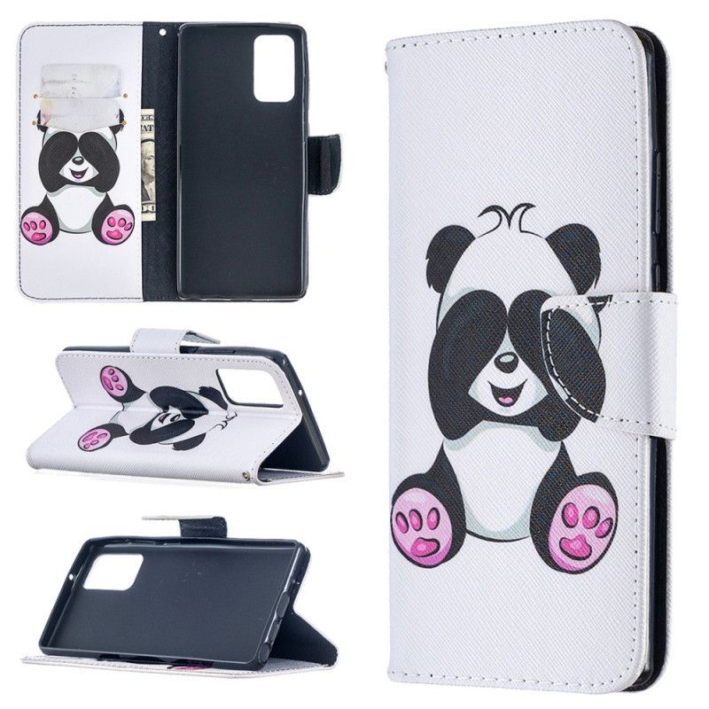 Flipové Pouzdro Samsung Galaxy Note 20 Panda Zábava