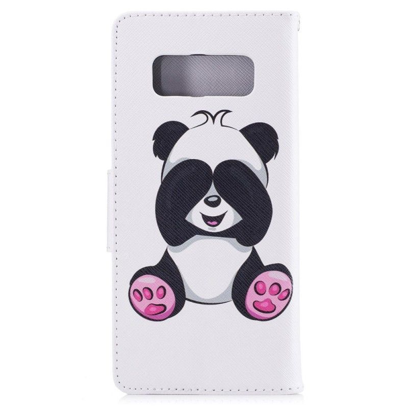 Flipové Pouzdro Samsung Galaxy Note 8 Panda Zábava