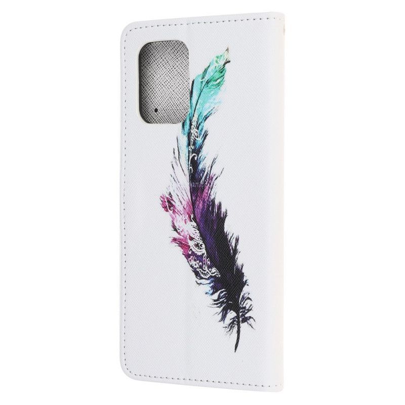 Flipové Pouzdro Samsung Galaxy S10 Lite Pírko Do Tanga