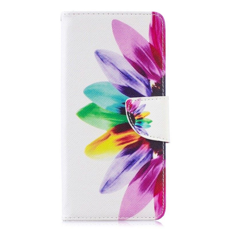 Flipové Pouzdro Samsung Galaxy S10 Plus Akvarelová Květina