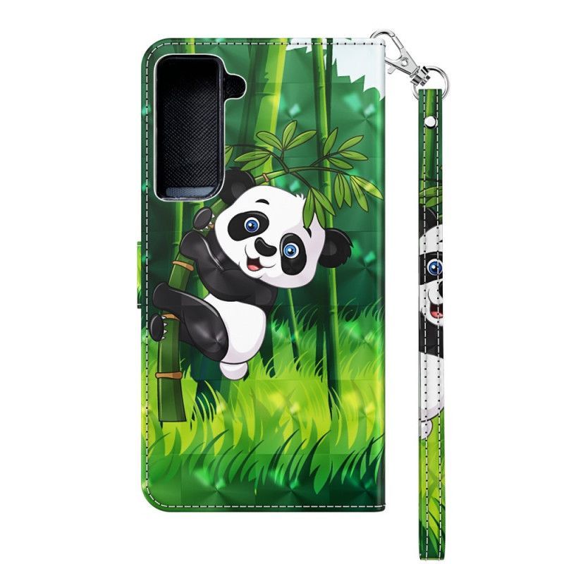 Flipové Pouzdro Samsung Galaxy S21 5g Panda A Bambus