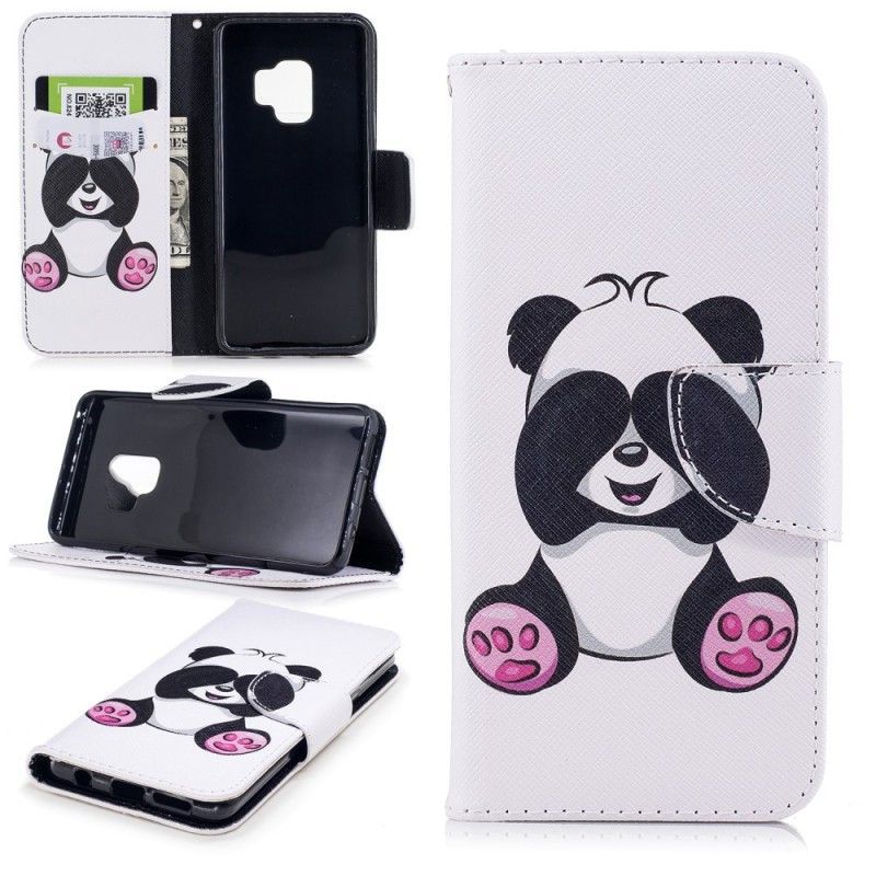 Flipové Pouzdro Samsung Galaxy S9 Panda Zábava