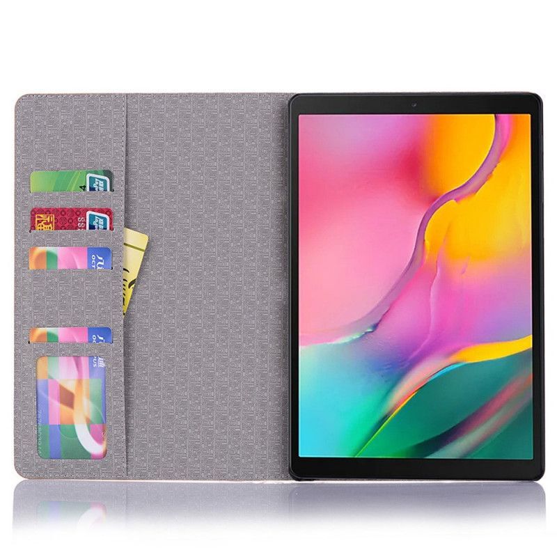 Flipové Pouzdro Samsung Galaxy Tab A7 (2020) Efekt Krokodýlí Kůže