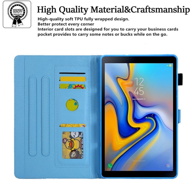 Flipové Pouzdro Samsung Galaxy Tab A7 (2020) Geometrický Mramor