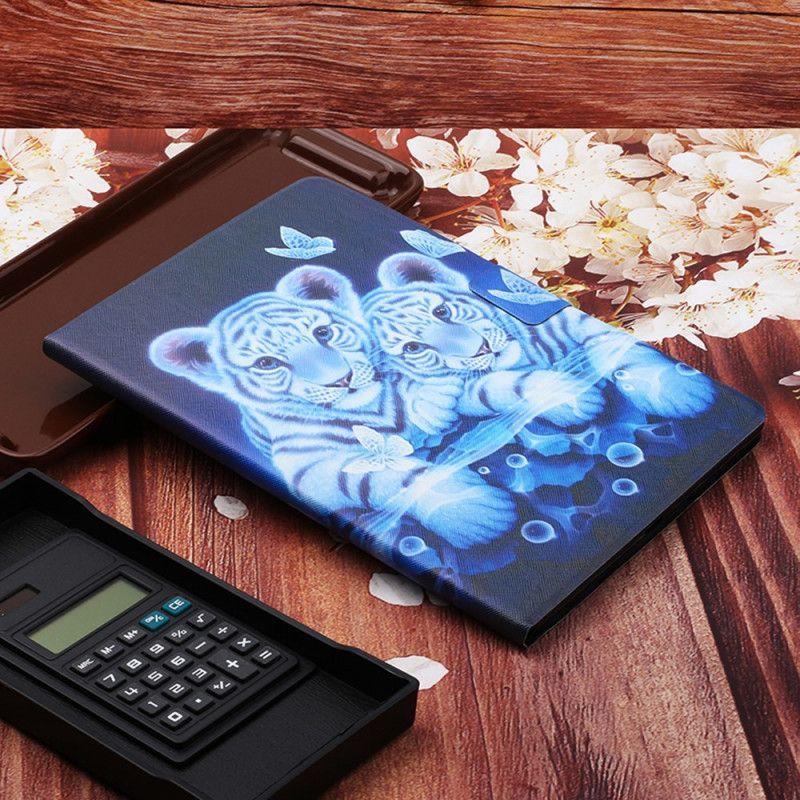 Flipové Pouzdro Samsung Galaxy Tab A7 (2020) Tygři