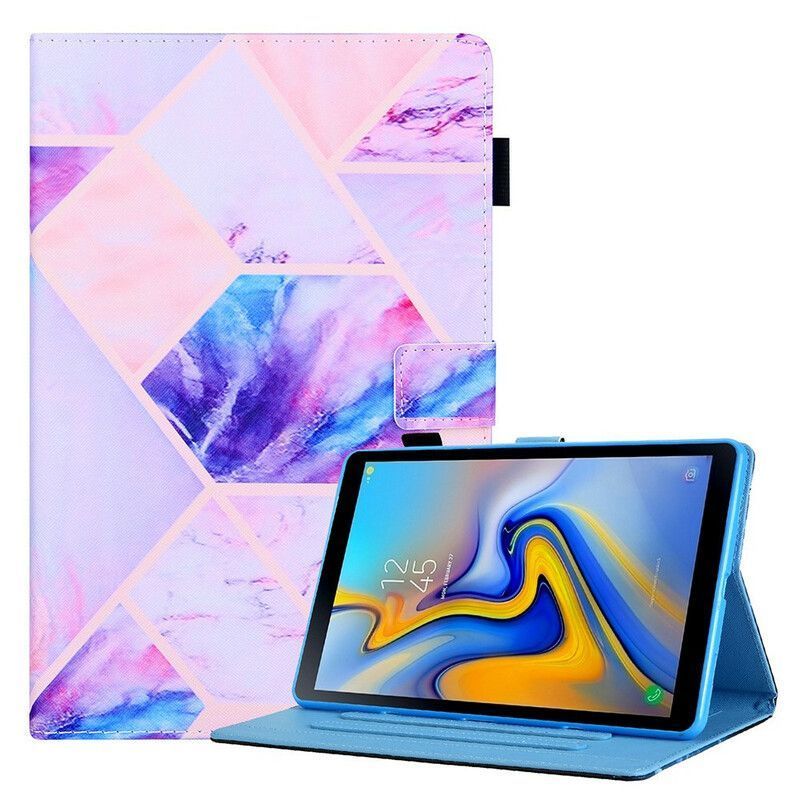 Flipové Pouzdro Samsung Galaxy Tab A7 Lite Design Mramorové Geometrie