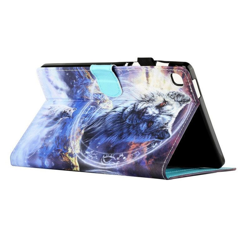 Flipové Pouzdro Samsung Galaxy Tab A7 Lite Vlk