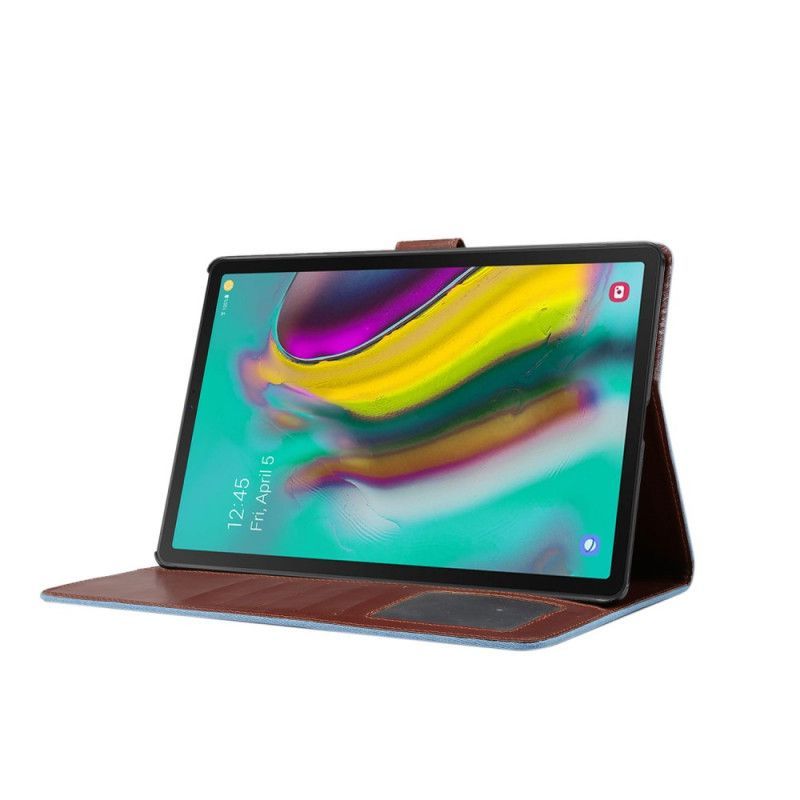 Flipové Pouzdro Samsung Galaxy Tab S5e Džíny