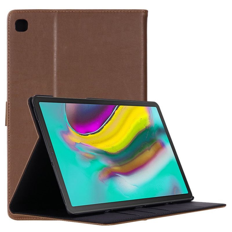 Flipové Pouzdro Samsung Galaxy Tab S5e Vintage Imitace Kůže