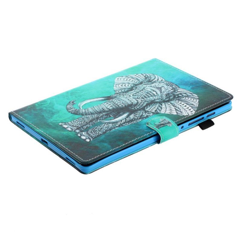 Flipové Pouzdro Samsung Galaxy Tab S6 Kmenový Slon