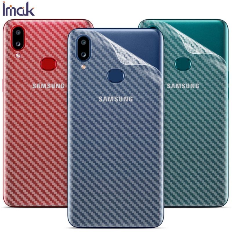 Imak Karbonový Styl Kryt Samsung Galaxy A10s Zadní Fólie