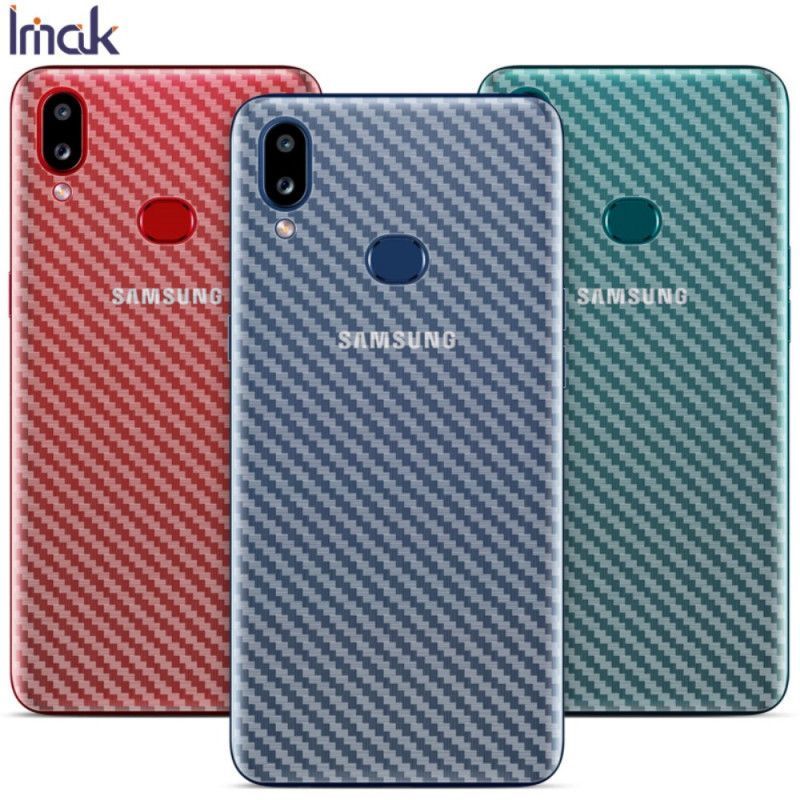 Imak Karbonový Styl Kryt Samsung Galaxy A10s Zadní Fólie