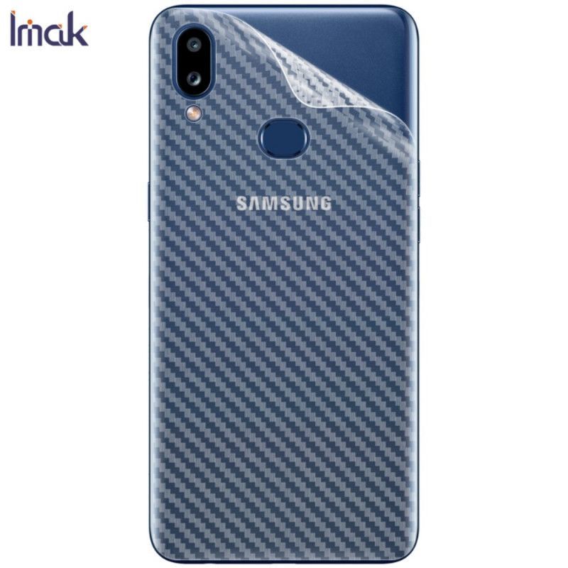 Imak Karbonový Styl Kryt Samsung Galaxy A10s Zadní Fólie