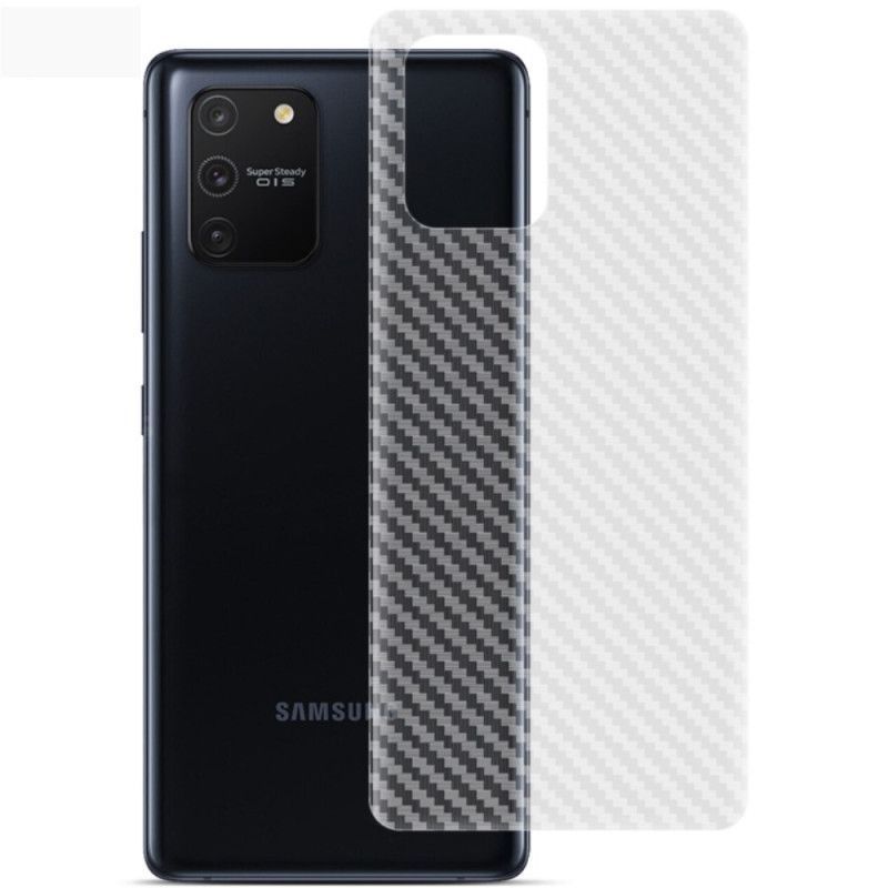 Imak Karbonový Styl Kryt Samsung Galaxy S10 Lite Zadní Fólie