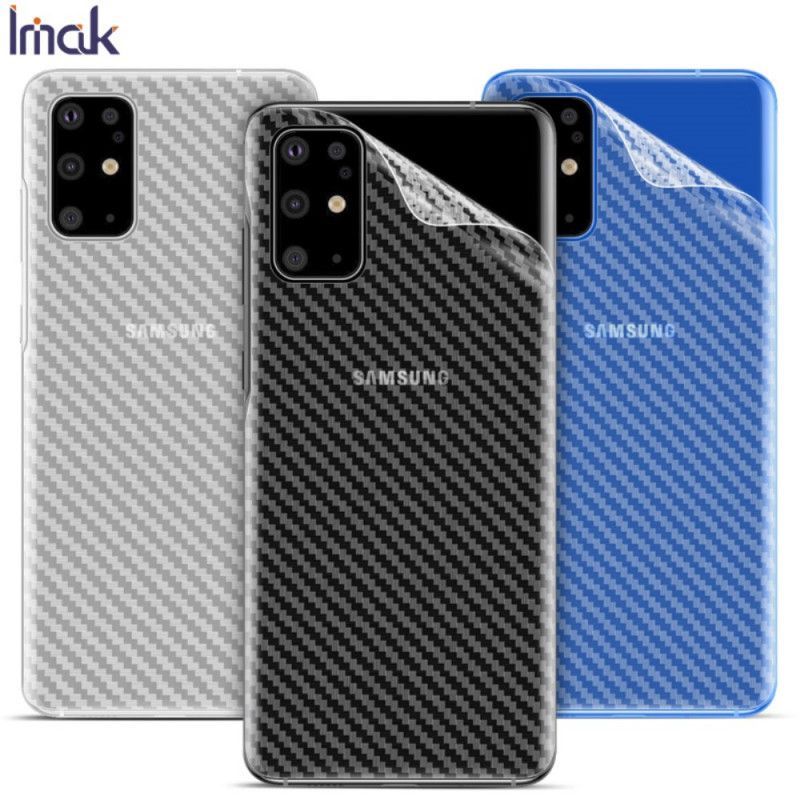 Imak Karbonový Styl Kryt Samsung Galaxy S20 Plus / S20 Plus 5g Zadní Fólie