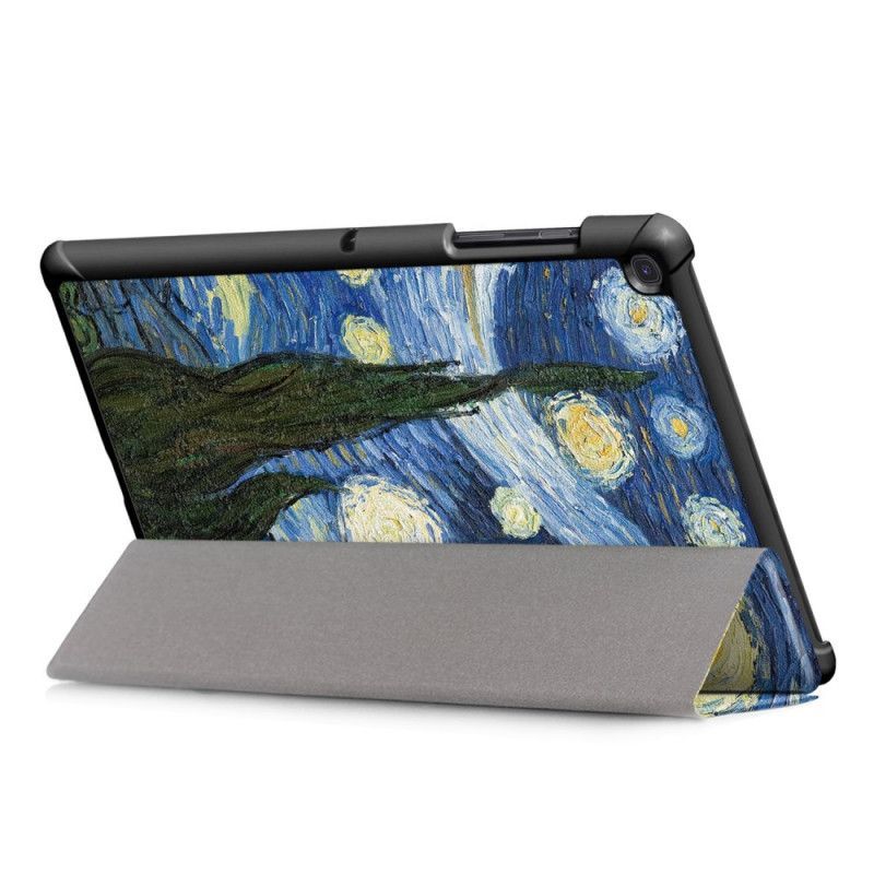 Inteligentní Pouzdro Kryt Na Samsung Galaxy Tab S5e Vyztužené Van Gogh