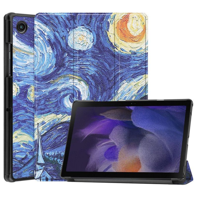 Inteligentní Pouzdro Kryt Samsung Galaxy Tab A8 (2021) Vyztužený Van Gogh