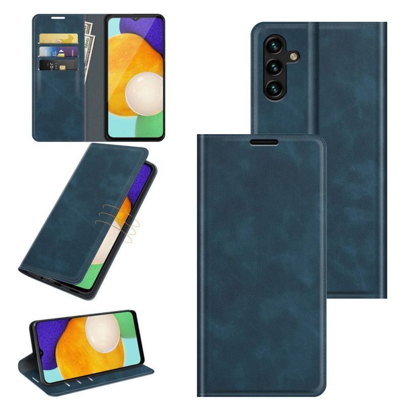 Kožené Pouzdro Folio Na Samsung Galaxy A13 5g Designový Kožený Styl