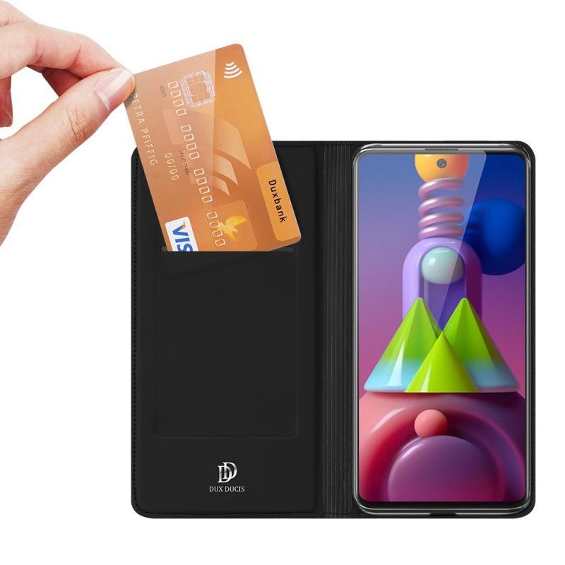 Kožené Pouzdro Folio Na Samsung Galaxy M51 Kůže Pro Dux Ducis