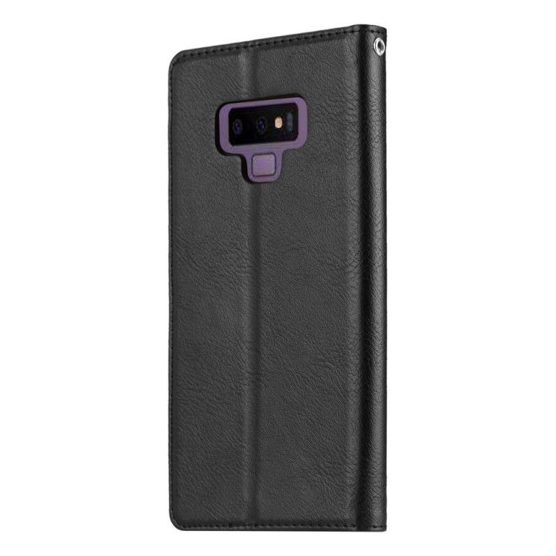 Kožené Pouzdro Folio Na Samsung Galaxy Note 9 Držák Na Karty Z Umělé Kůže