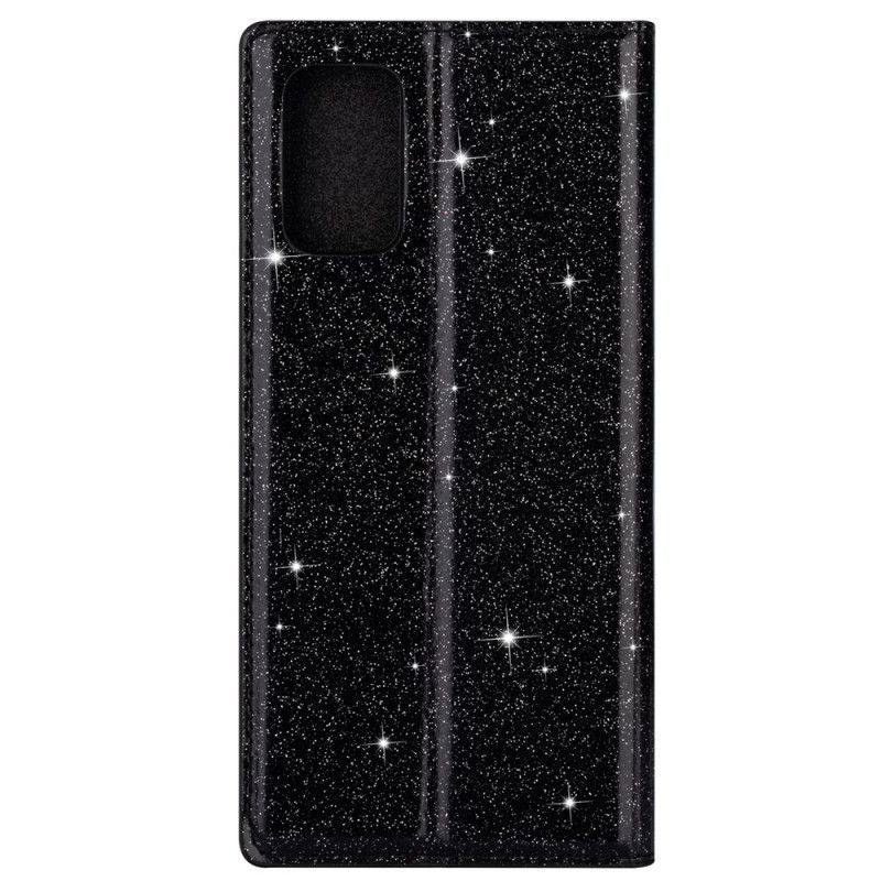 Kožené Pouzdro Folio Na Samsung Galaxy S10 Lite Flitrový Styl