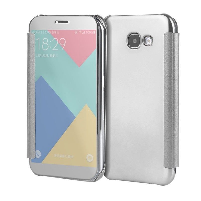 Kožené Pouzdro Folio Samsung Galaxy A3 2017 Zrcadlo