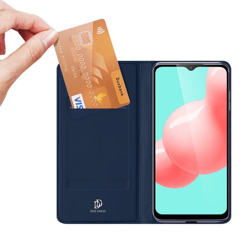 Kožené Pouzdro Folio Samsung Galaxy A32 5g Magnetický Dux Ducis