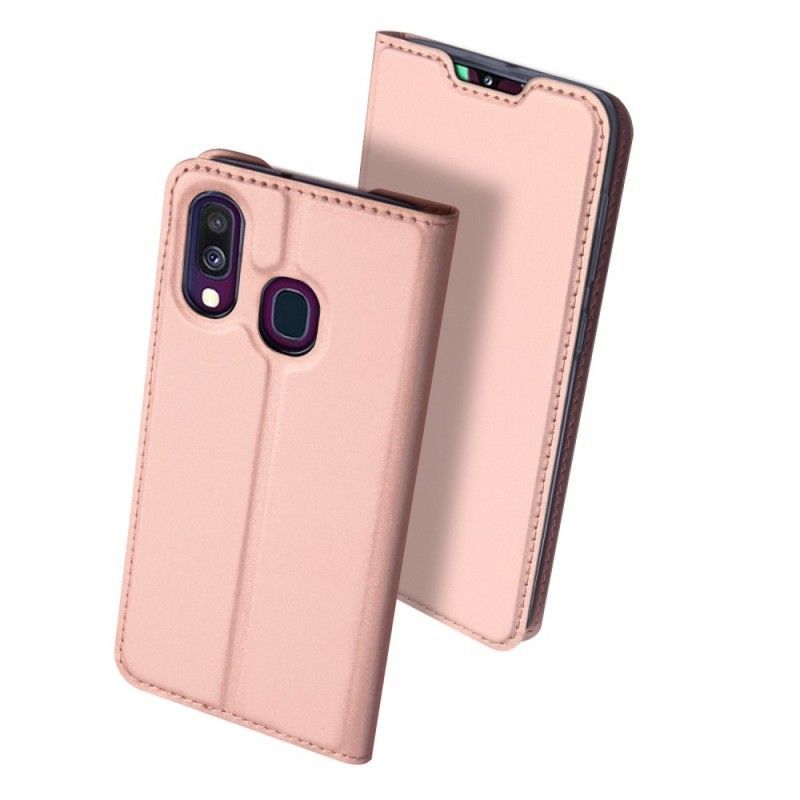 Kožené Pouzdro Folio Samsung Galaxy A40 Kůže Pro Dux Ducis