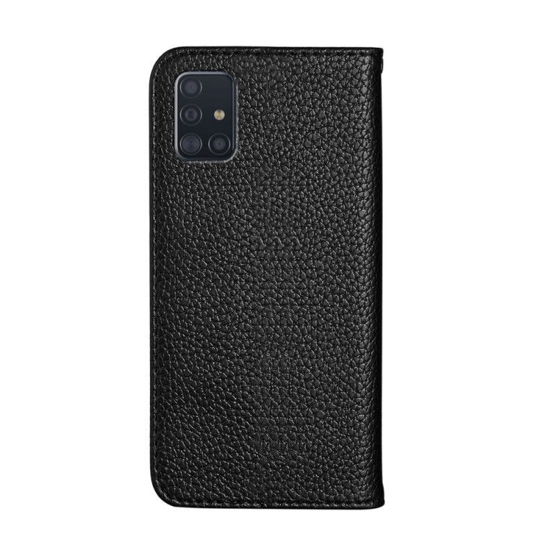 Kožené Pouzdro Folio Samsung Galaxy A51 Ultra Elegantní Umělá Kůže Z Liči