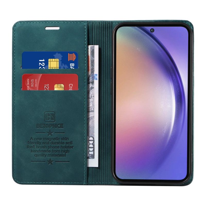 Kožené Pouzdro Folio Samsung Galaxy A55 5g Betopnice