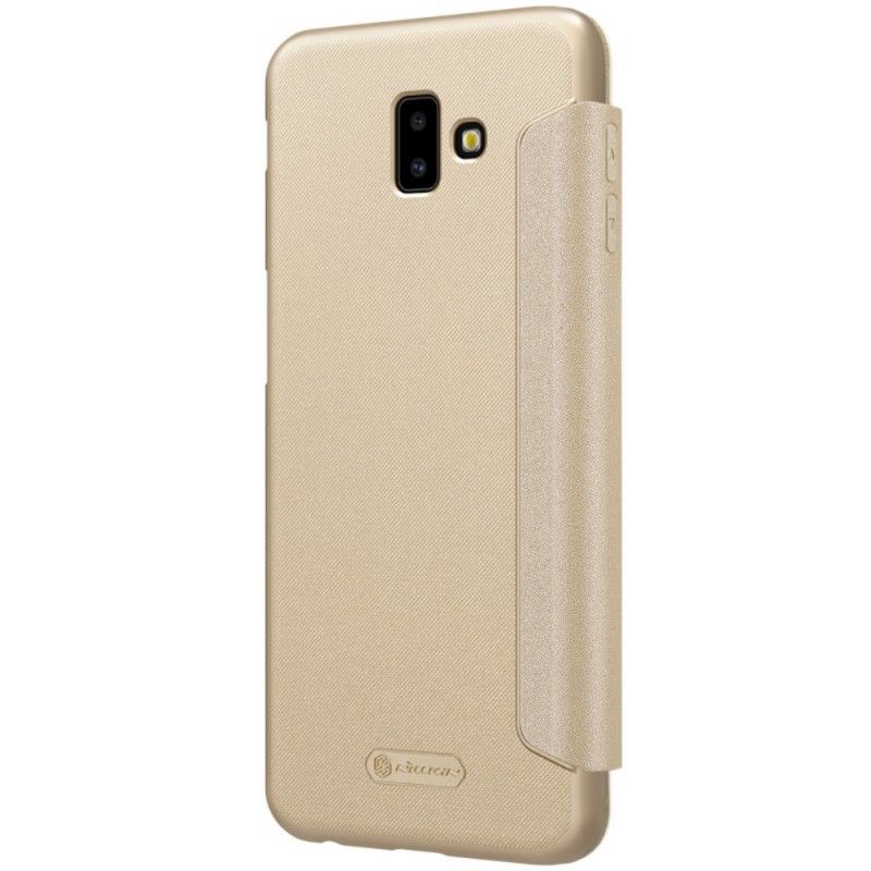 Kožené Pouzdro Folio Samsung Galaxy J6 Plus Nillkin