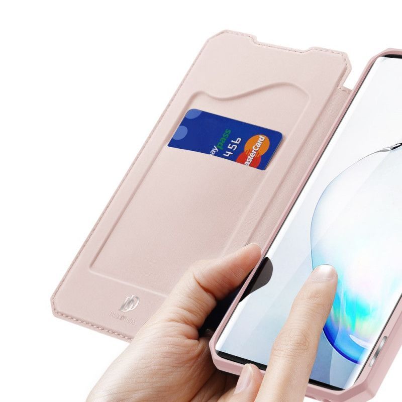 Kožené Pouzdro Folio Samsung Galaxy Note 10 Plus Magnetický Dux Ducis