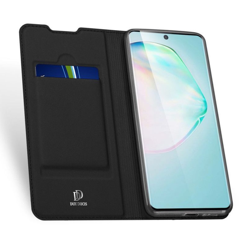 Kožené Pouzdro Folio Samsung Galaxy S10 Lite Kůže Pro Dux Ducis