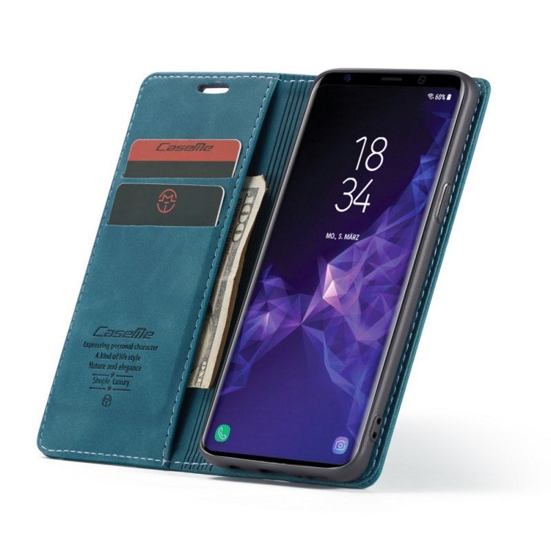 Kožené Pouzdro Folio Samsung Galaxy S9 Pouzdro Z Umělé Kůže