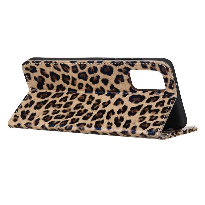 Kožené Pouzdro Samsung Galaxy A31 Leopard