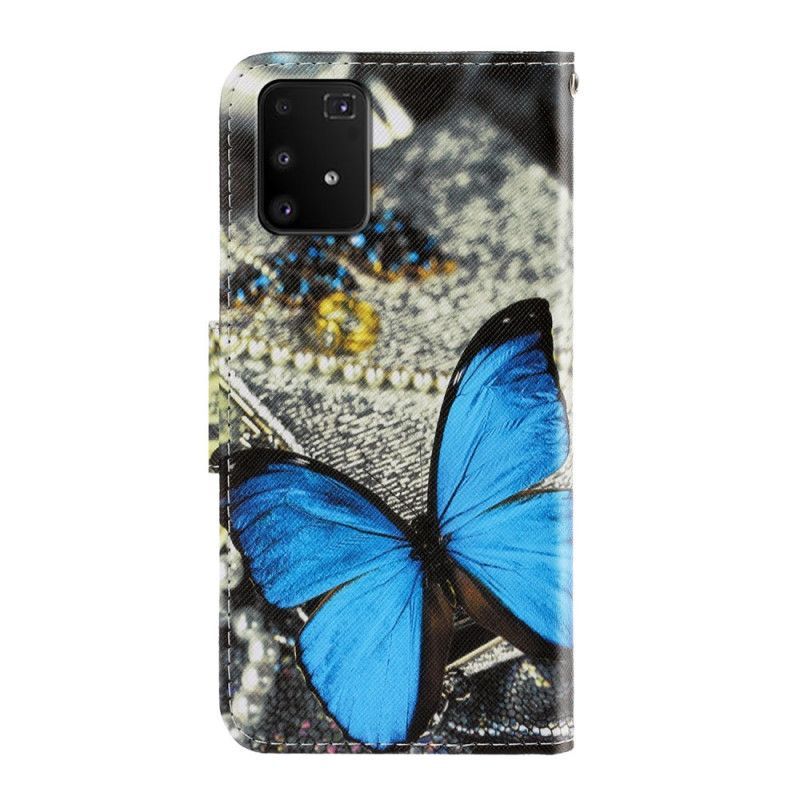 Kožené Pouzdro Samsung Galaxy S10 Lite Varianty Tanga Motýlů