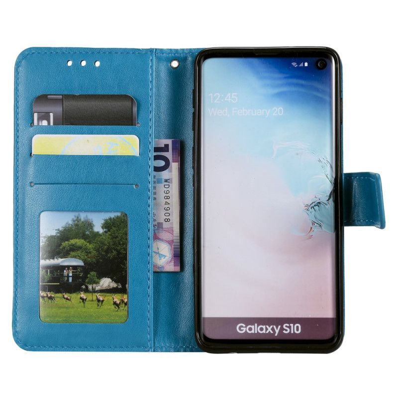 Kožené Pouzdro Samsung Galaxy S10 Snění Na Tanga