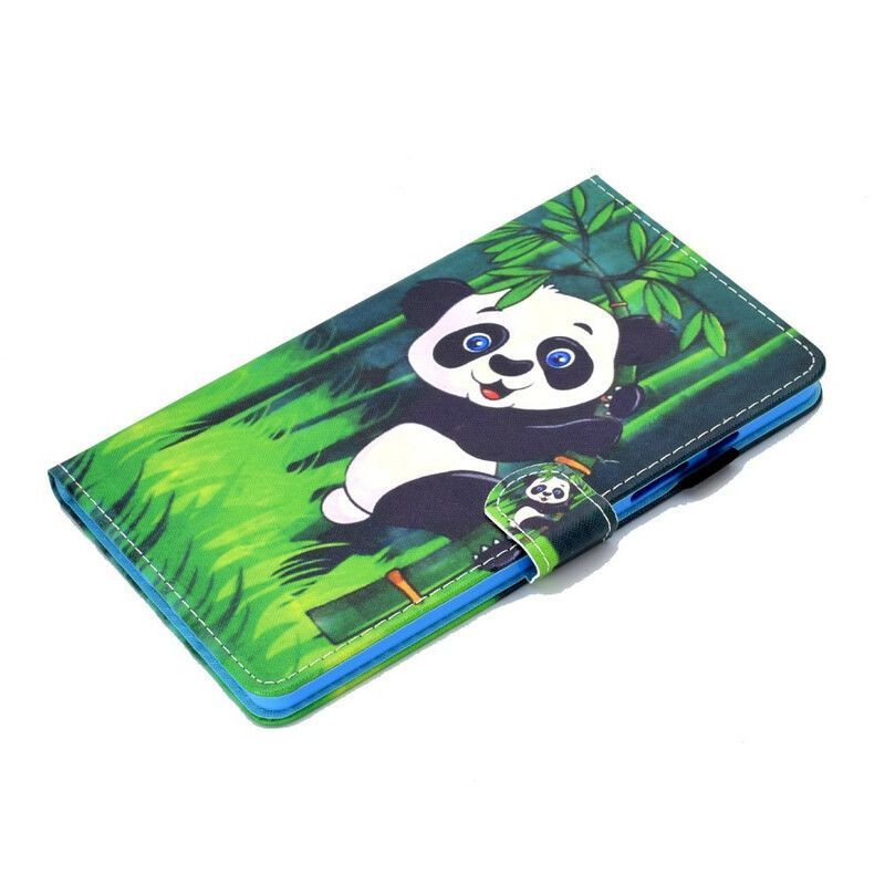 Kožené Pouzdro Samsung Galaxy Tab A7 Lite Panda